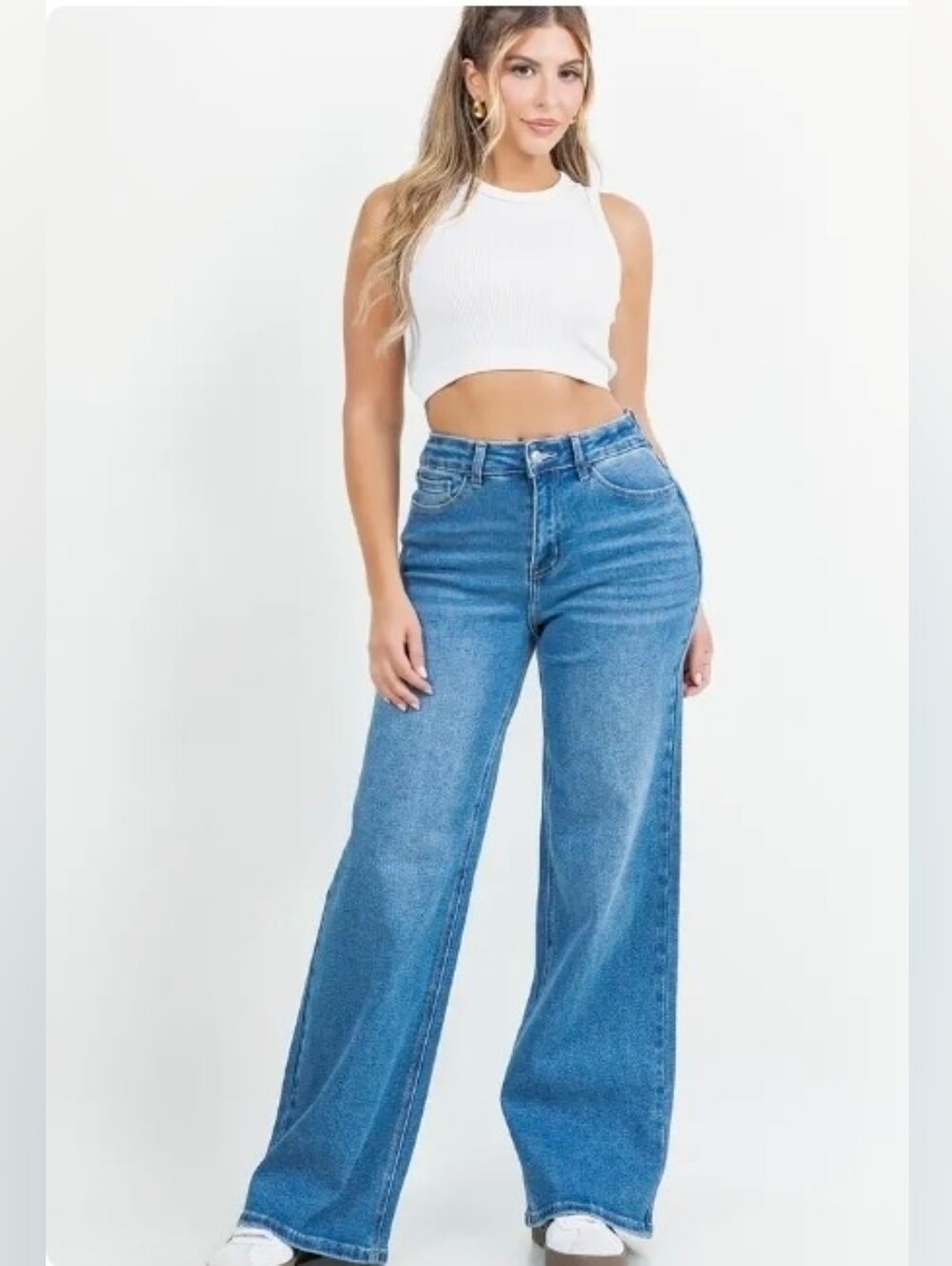 LA Girl Denim Baggy Fit Jeans